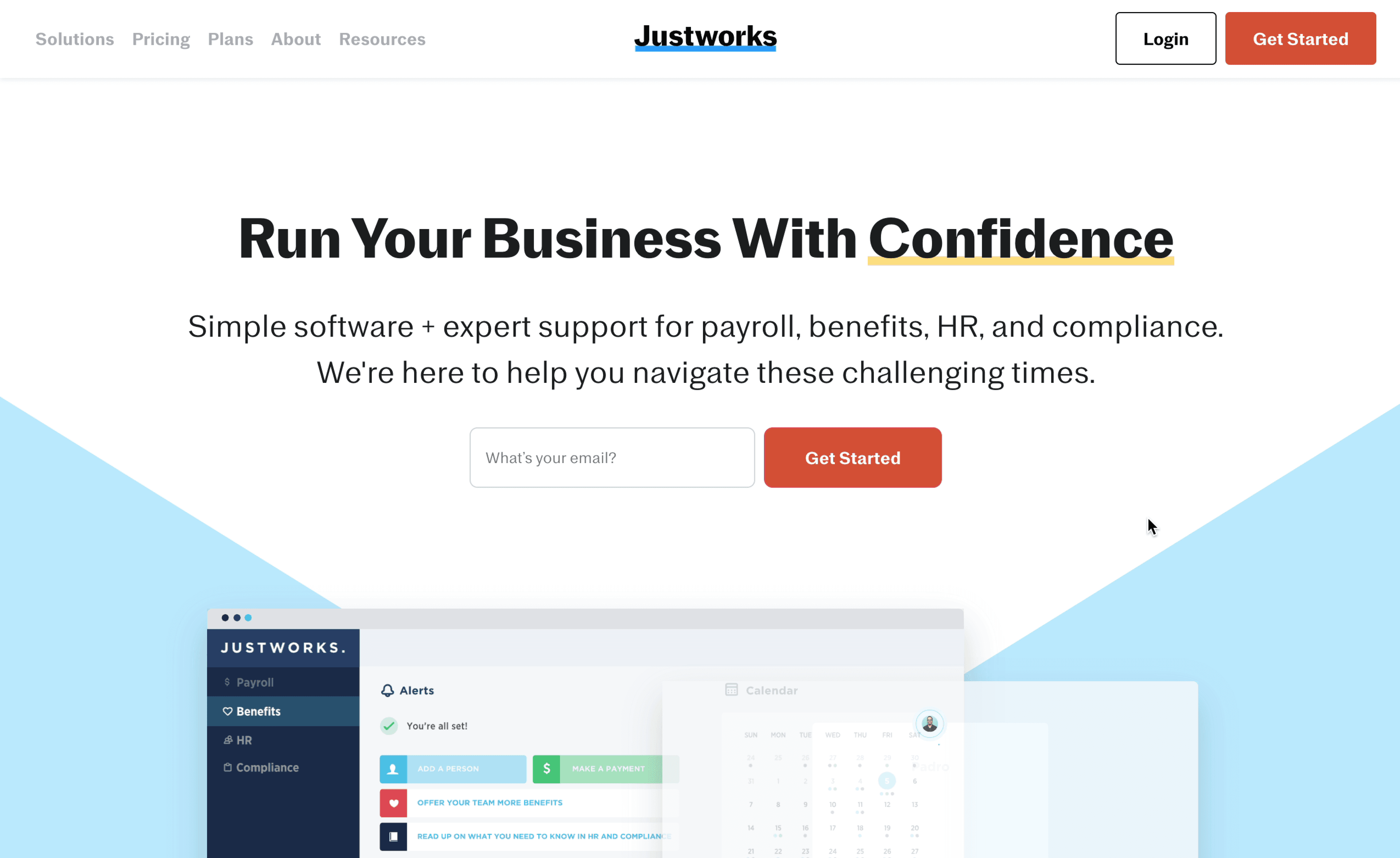 Before state of justworks.com